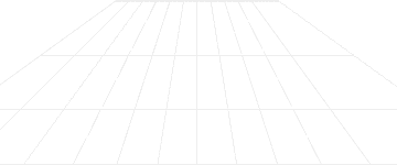 A diagram of a one-point perspective grid.