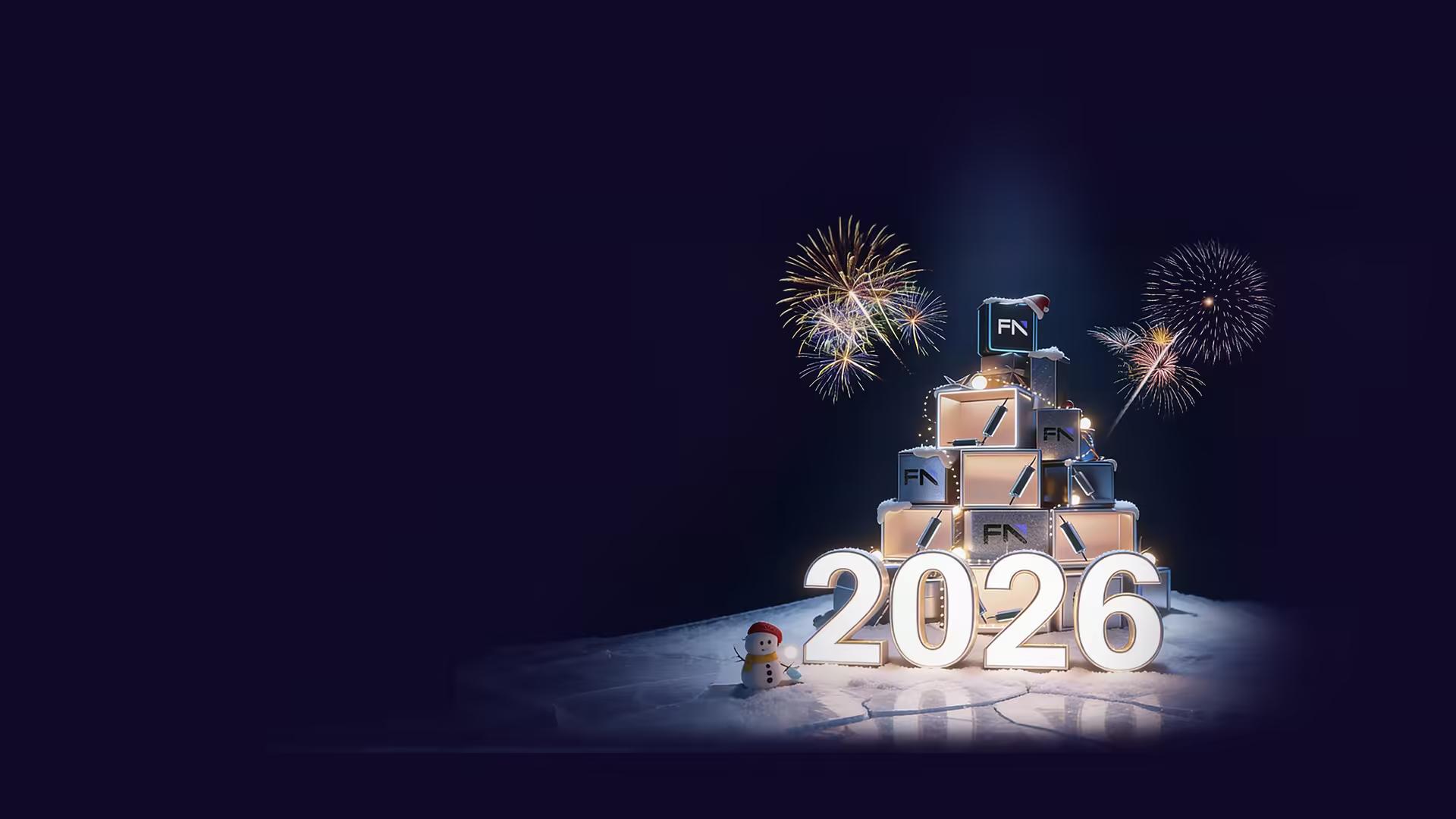 Happy New Year 2026 Background