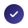 Blue mark fill icon