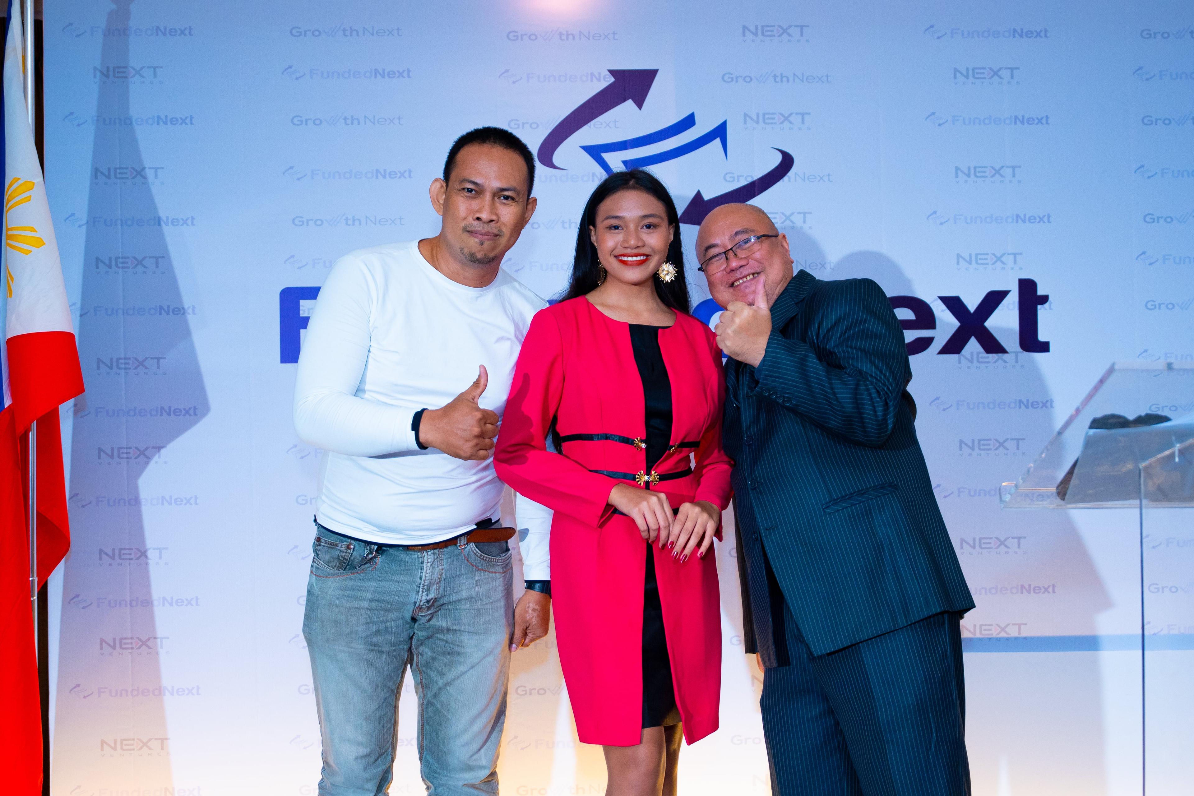 FundedNext Leaders Posing for Photos at Global Meetup